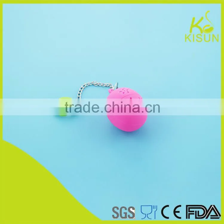 mini shape tea infuser food grade silicone with egg shape/rabbit shape/sheep hape