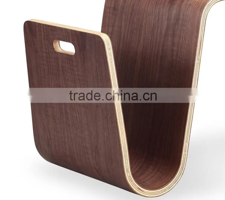 wood scando modern bendwood side table