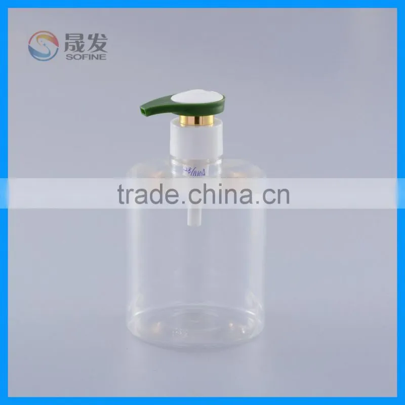 Durable good quality PET material body lotion pump bottle