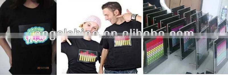 new-developed wireless sound active 3v el inverter for t-shirt