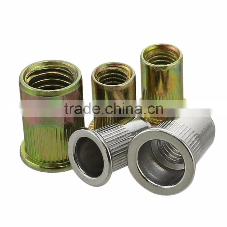 Hot sale internal thread closed end riveted nut insert nut