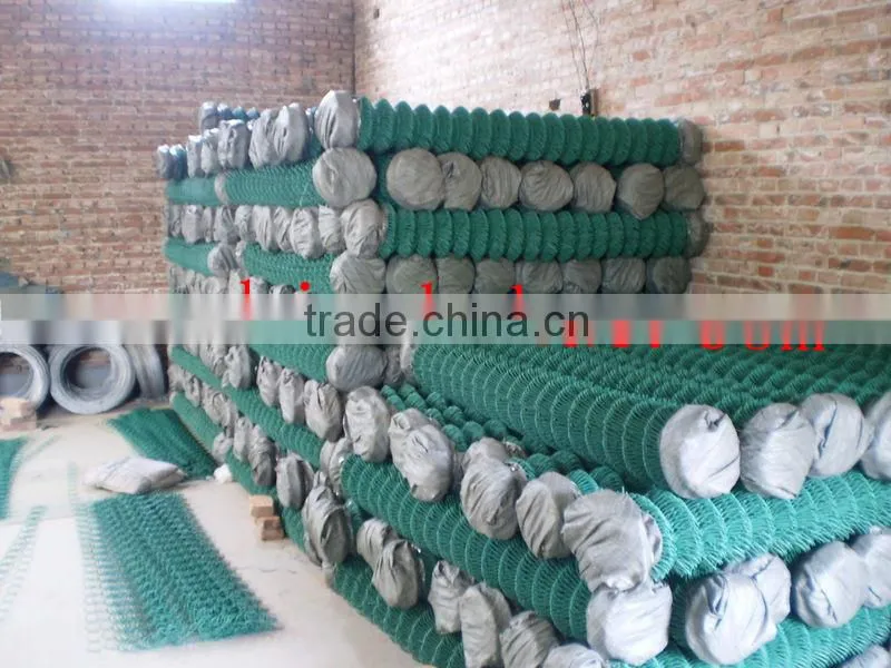 Hot sale PVC coated chain link wire mesh fence(Anping factory)