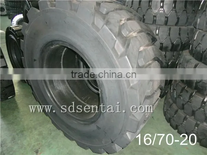 2015 Solid Loader tyre,Pattern is ST-605,16/70-20,Hot Sale,Good Quality