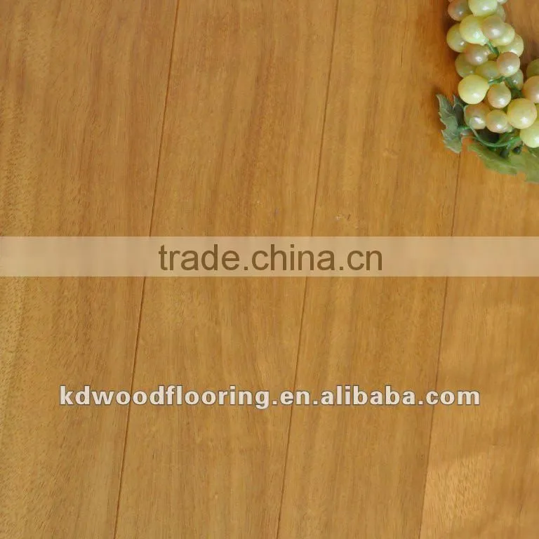 Stained Rustic Iroko hardwood eigneered flooring