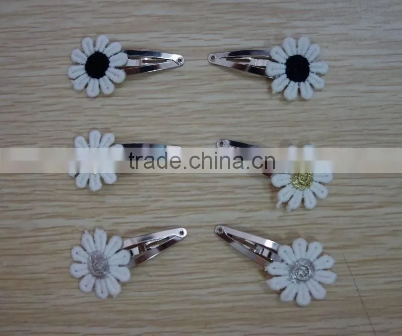 2015 beauutiful delicate drop hairclips with a big flower