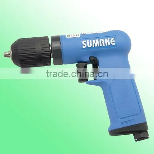 3/8" MINI AIR REVERSIBLE DRILL WITH KEYLESS CHUCK