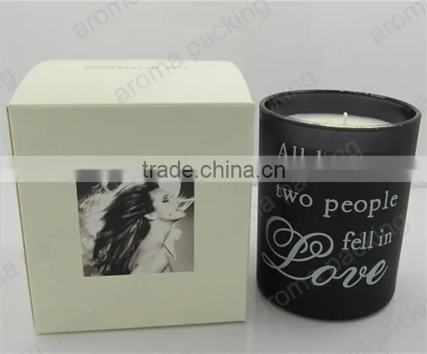custom logo printed luxury rigid packing box for candle, top quality candle box luxury