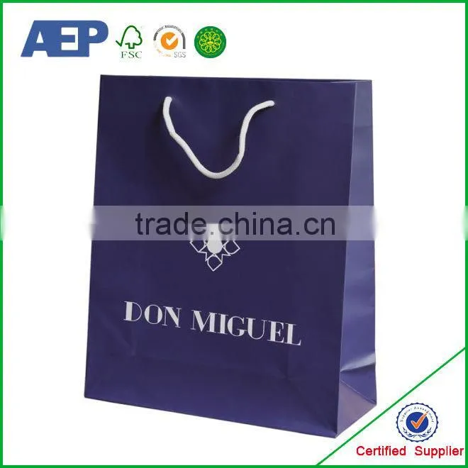 Luxury Shopping Paper Bag Price/Paper Bag With Logo Print
