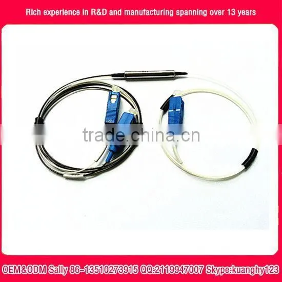 Filter Wavelength Division Multiplexer 1x2 DWDM Red/Blue C-Band Filter with Non-Flux Metal Bonding Package OEM factory