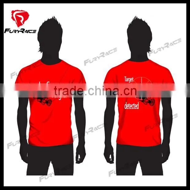 Custom Design Black Cycling T Shirts For Men Bike Tee Shirt