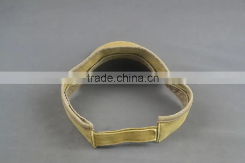 Normal dyed twill washed sun visor cap