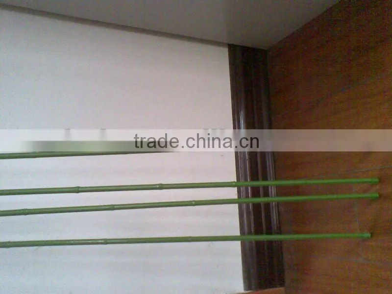 plastic coated steel garden bamboo tube