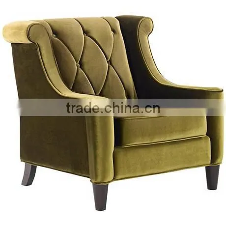Custom made living room furniture wooden fabric 1/2/3 seater sofa set