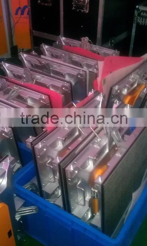 LED screen p6 super slim aluminum cabinet rental LED display