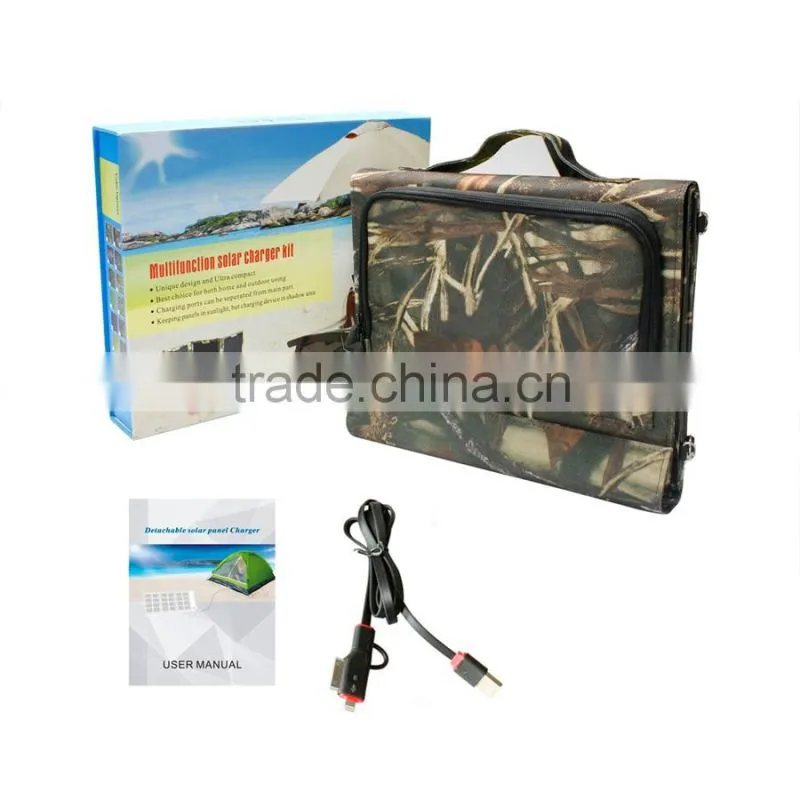 The hottest selling 15W waterproof and flexible solar panel for mobile phone charge