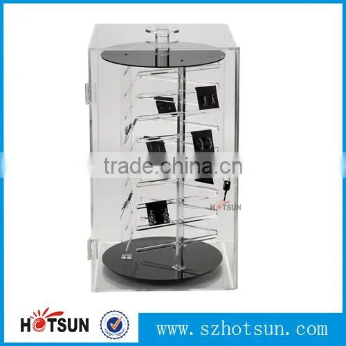 Online Store Bedroom Furniture Deluxe Top Selling Clear Jewelry Display Cabinets