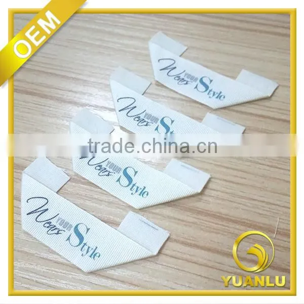 wholesale cheap clothing printed silkscreen label