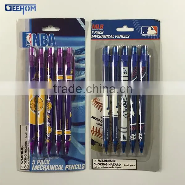 Cars stationery set, licensing wholesale mechanical pencil set