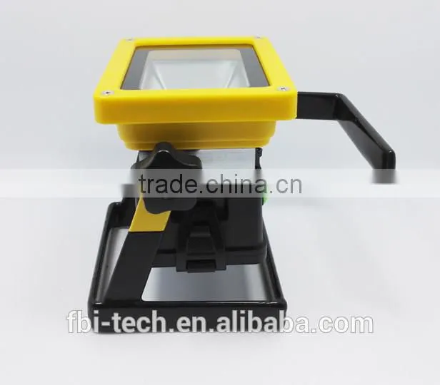 10w battery operated and portable floodlight led as rechargeable warning light