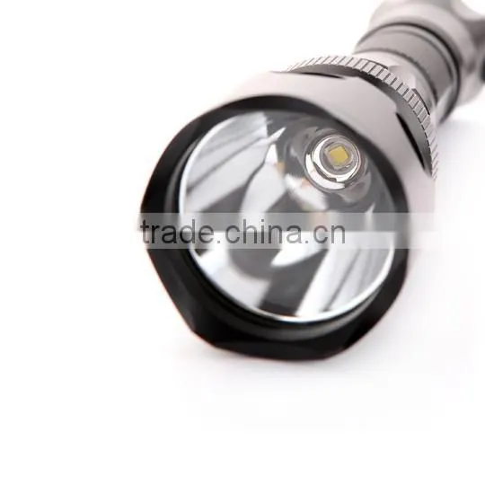 rechargeable aluminum alloy XM-L T6 LED strong light Waterproof blinker led police Flashlight