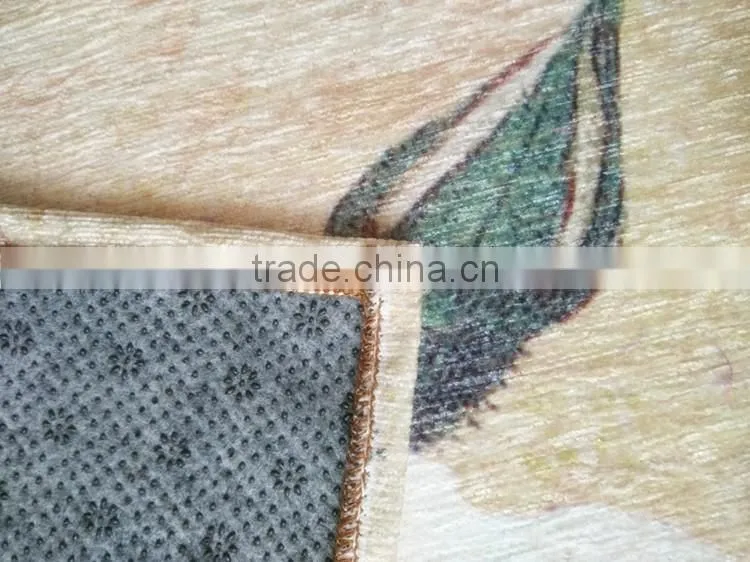 floral pattern jet printing polyester carpet