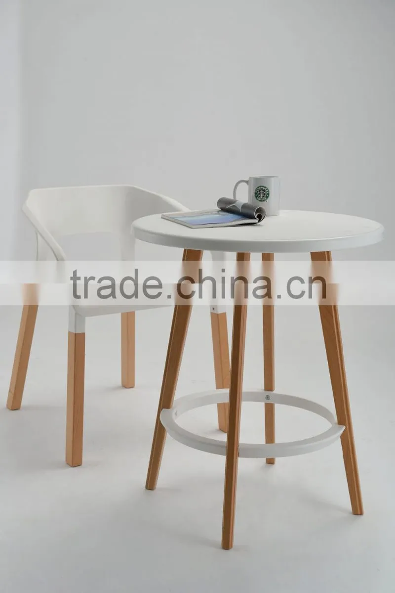 2015 best selling bar furniture wood legs high bar table