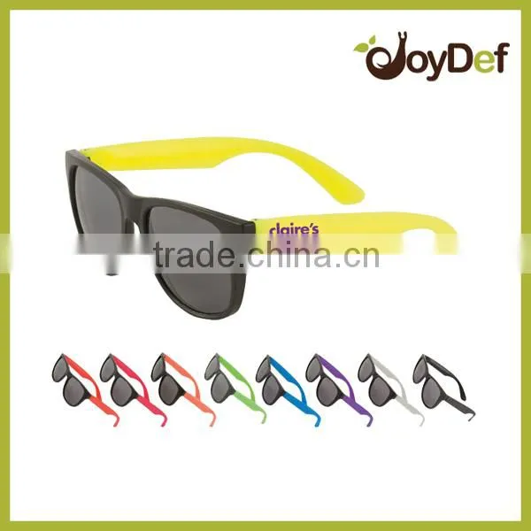 Promotional pc sun glasses with brand name