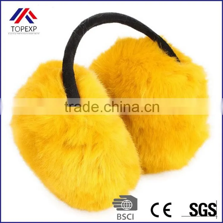 Fuzzy Earmuff Solid Color Warm Earmuff