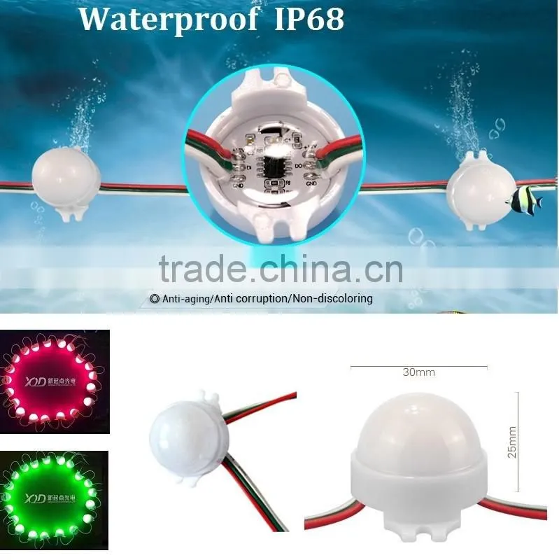 led project pixels dmx controller point light light smd5050 chip 30mm
