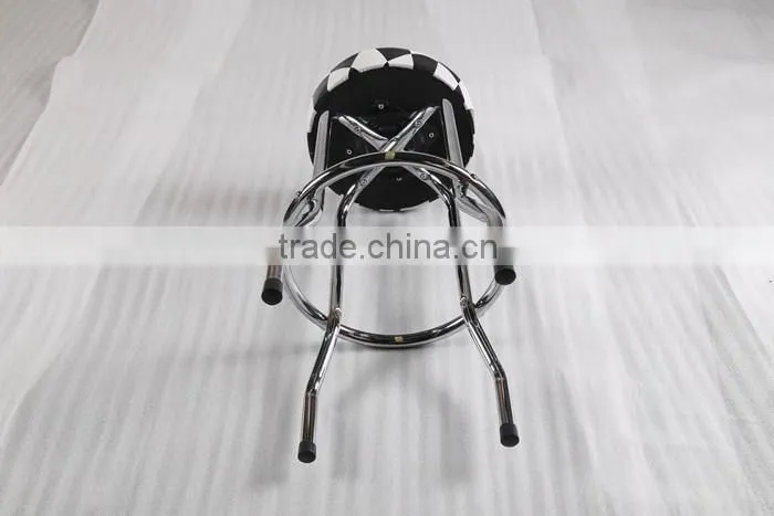 Wholesale cheap used metal printed bar stool KP-BS001