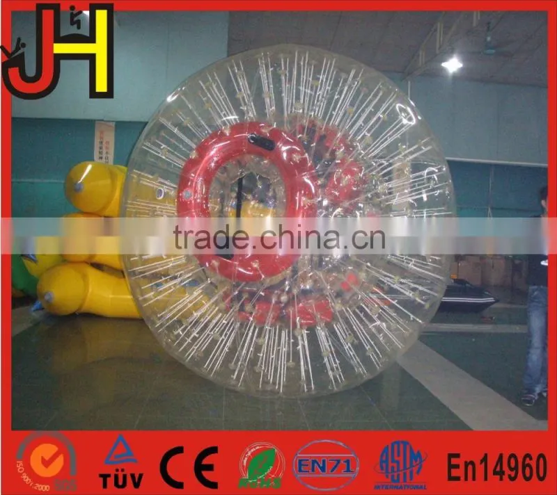 Customized Inflatable Clear Zorbing Ball For Sale