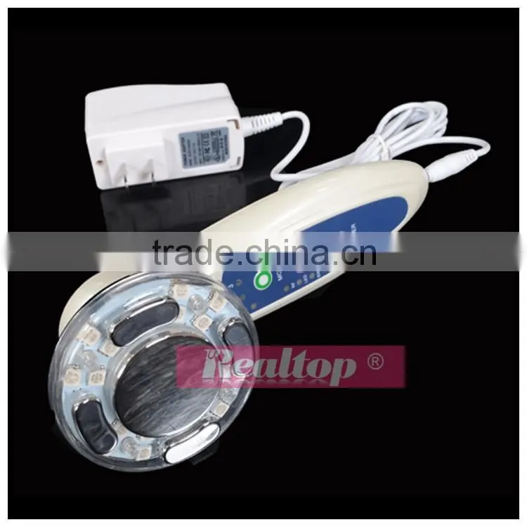 No needle mesotherapy RF vibration facial massage machine ,led light color photon ultrasonic beautiful skin instrument