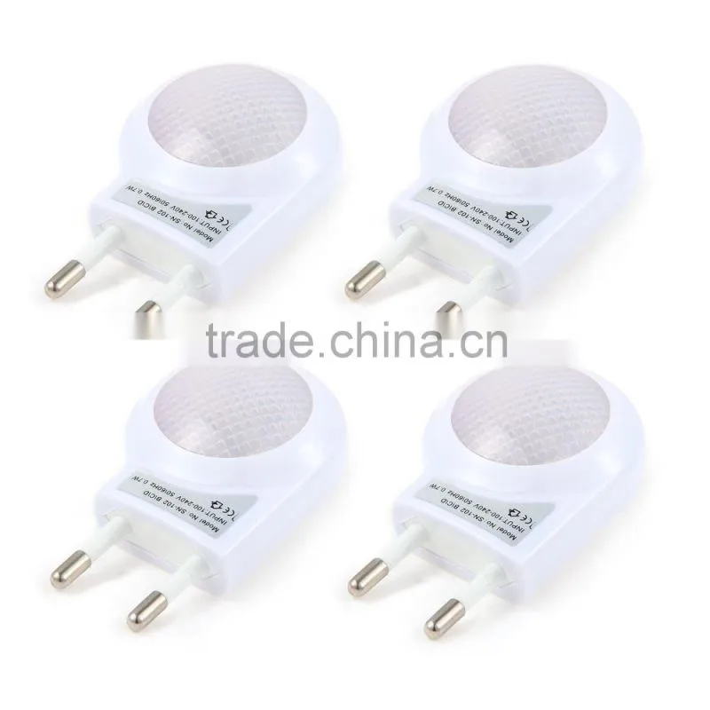 CroLED Fashion Snail White Light Control LED Nightlight EU regulation (SN-102L / W) * 4
