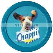 206# paper milk tinplate powder bottle soda PE palstic cap