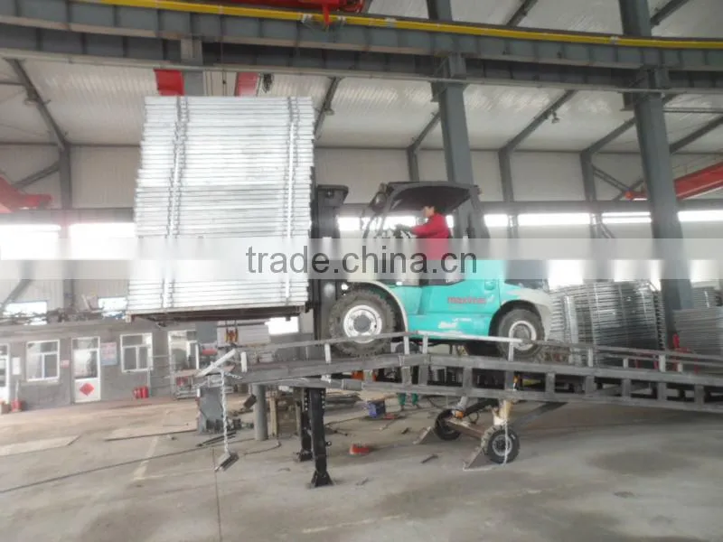 10T mobile hydraulic container forklift ramp for sales