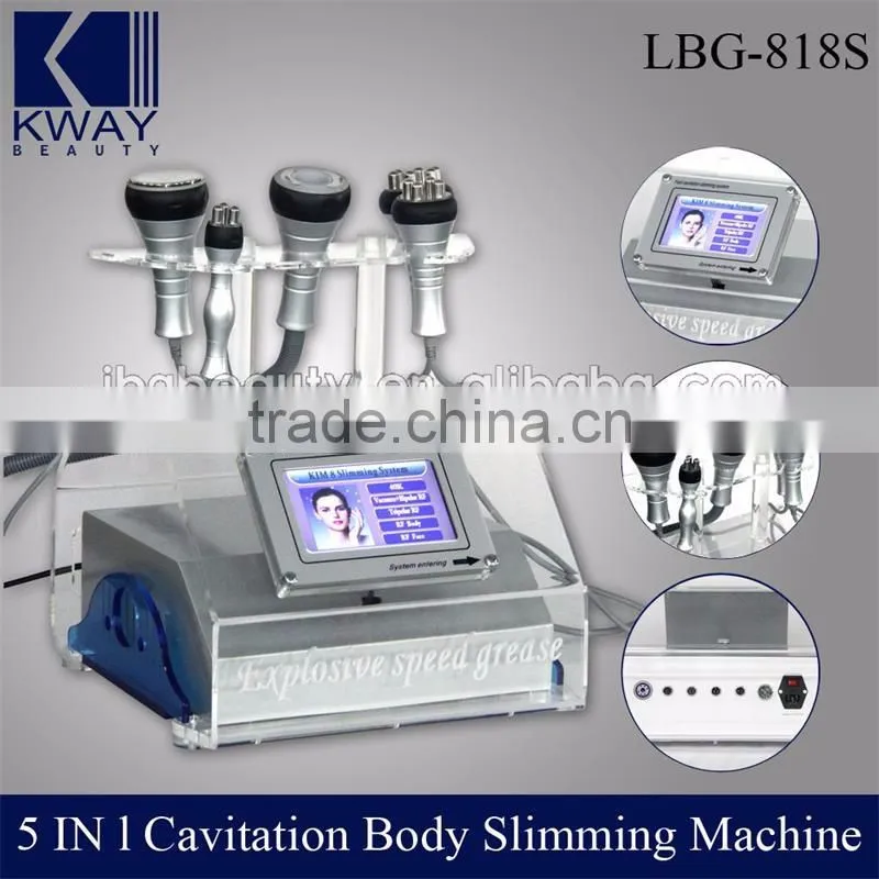 Popular in 2017 ultrasonic liposuction cavitation machine for sale / ultrasonic rf vacuum cavitation