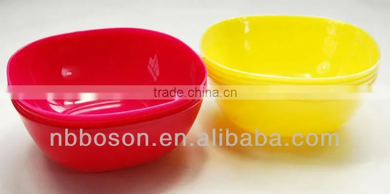 hot sell 4pc plastic bowl--size:Dia.16*6cm