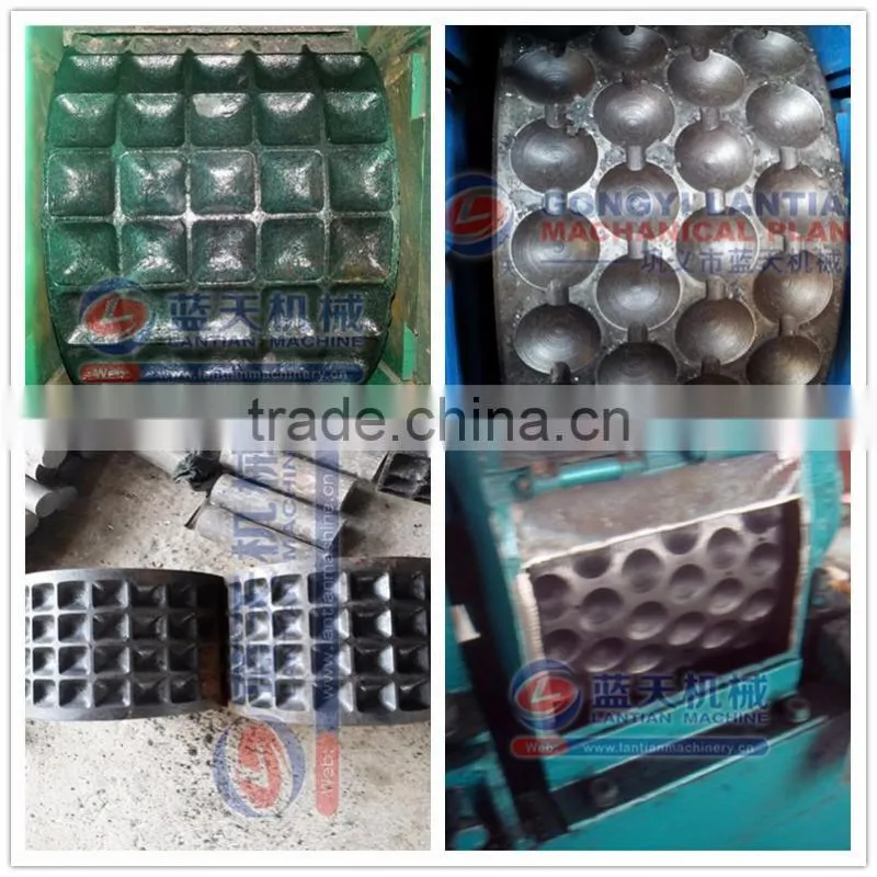High Pressure 2 Rollers Mechanical Charcoal Ball Press Machine For South Africa
