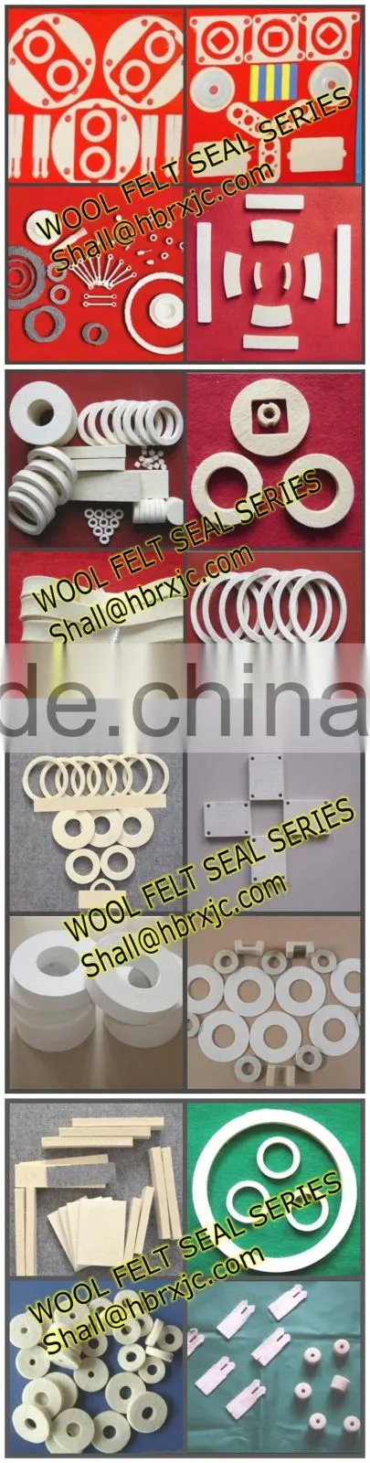 customized model pressed die cut felt product