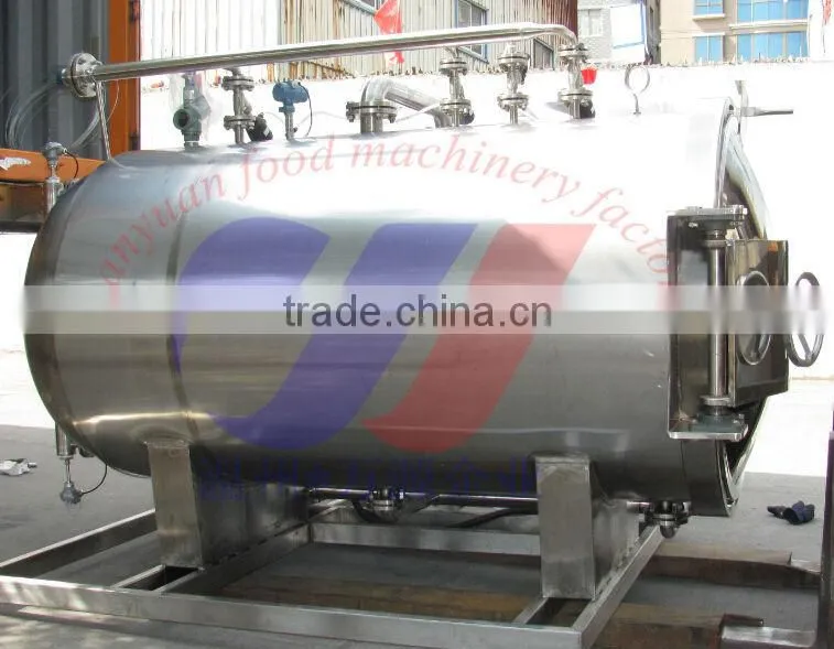 water rotary sterilizer retort water rotary autoclave retort