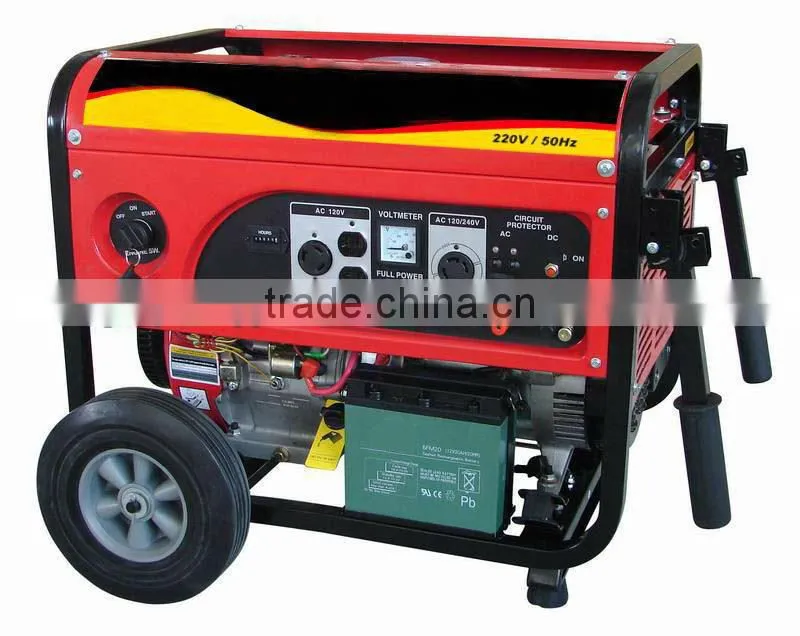 Easy Termanal Access Portable Gasoline Magnet Generator Brushless 5kW