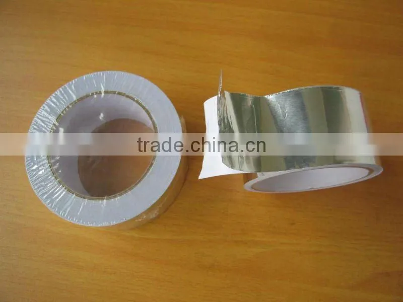 Aluminum foil wrapping sliver adhesive tape thermal insulation material
