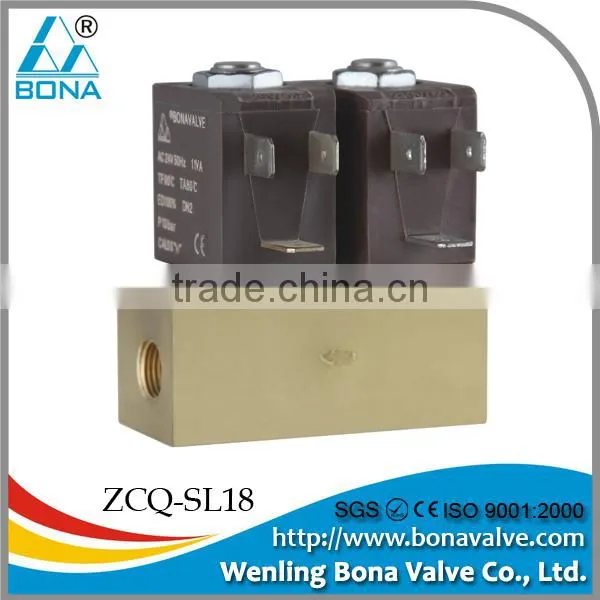 8*6.5mm Tube Brass Co2 high frequency Welding Machine 24V 220V Air Solenoid Valve