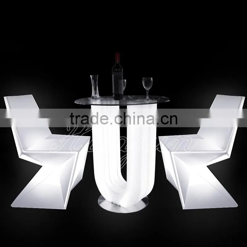 modern outdoor rechargeable battery illuminated led sofa for party, event