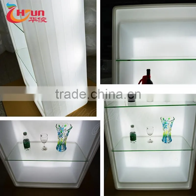 LEDplastic bar table/ long bar table