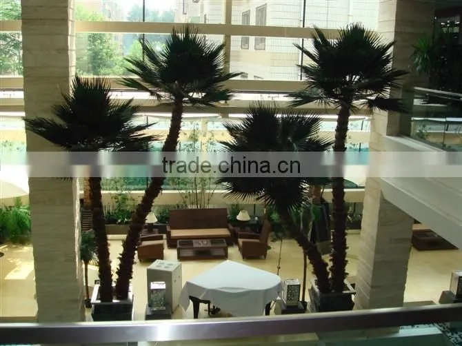 Factory specially artificial palm tree leaf for park landscaping decoration,palm leaf basket
