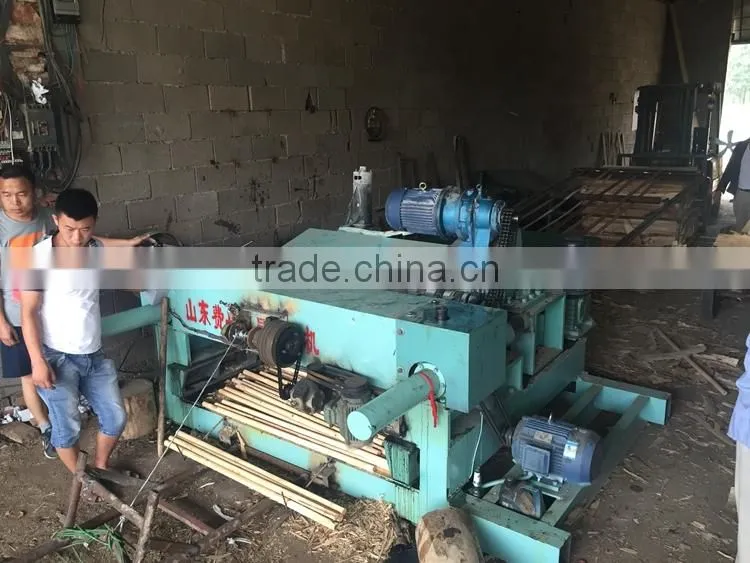 natural veneer peeling machine / rotary veneer cutting machine / timber peeling machine