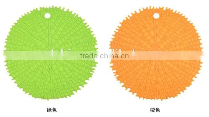 Creative home fashion models tree pattern silicone decorative table mat, round table plate mat, bowls mat wholesale