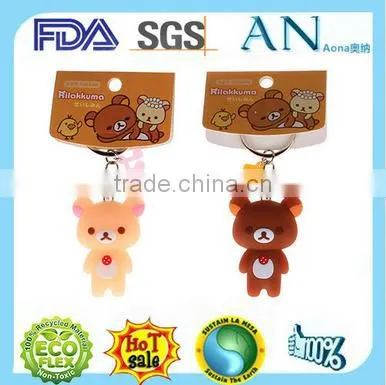 China factory Wholesale Creative cute silicone key chain