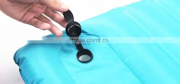 2017 Newest air inflatable camping sleeping mat sleeping pad